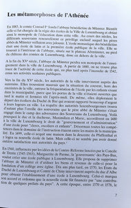 Métamorphoses de l'Athénée 1603 - 1989