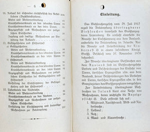 Gemeinfassliche Belehrung über die nach dem Viehseuchengesetz vom 29. Juli 1912 der Anzeigepflicht unterliegenden - Seuchen