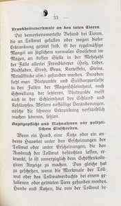 Gemeinfassliche Belehrung über die nach dem Viehseuchengesetz vom 29. Juli 1912 der Anzeigepflicht unterliegenden - Seuchen