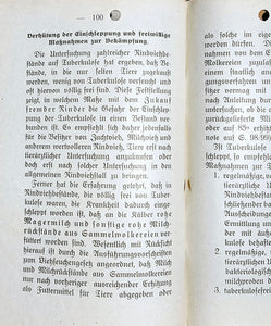 Gemeinfassliche Belehrung über die nach dem Viehseuchengesetz vom 29. Juli 1912 der Anzeigepflicht unterliegenden - Seuchen