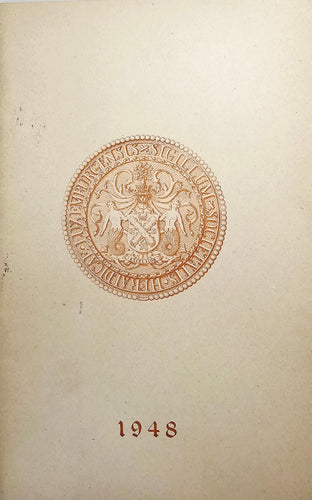 Annuaire 1948 Société Héraldique Luxembourgeoise