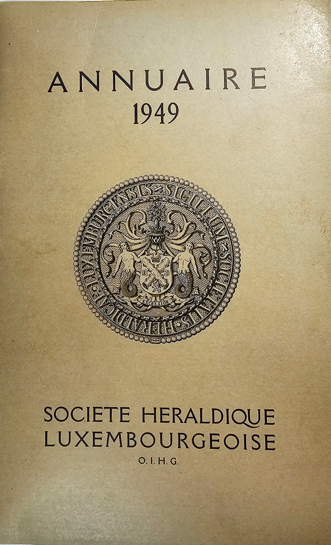 Annuaire 1949 Société Héraldique Luxembourgeoise