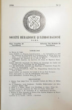 Laden Sie das Bild in den Galerie-Viewer, Annuaire 1950 Société Héraldique Luxembourgeoise