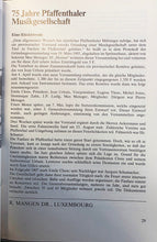 Laden Sie das Bild in den Galerie-Viewer, Fanfare Municipale Luxembourg-Pfaffenthal 1905-1980