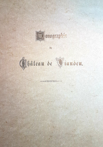 Monographie du Château de Vianden - Numéroté