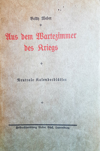 Aus dem Wartezimmer des Kriegs - Neutrale Kalenderblätter