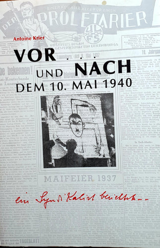 Vor und Nach dem 10. Mai 1940 - Ein Syndikalist berichtet...