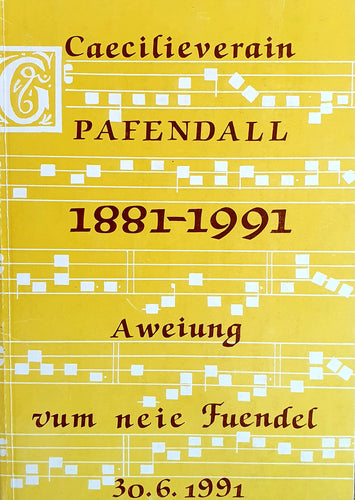 Caecilieverain Pafendall 1881 - 1991