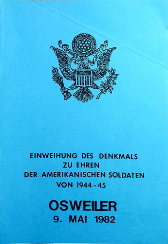 Einweihung des Denkmals zu Ehren der Amerikanischen Soldaten von 1944-45