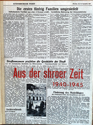 Aus der schroer Zeit 1940 - 1945