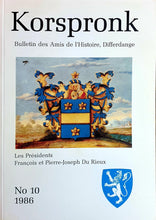 Laden Sie das Bild in den Galerie-Viewer, Korspronk - Les Présidents François et Pierre-Joseph Du Rieux