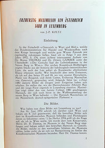 Erzherzog Maximilian von Österreich 1480 in Luxemburg