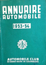 Laden Sie das Bild in den Galerie-Viewer, Annuaire Automobile 1953/54