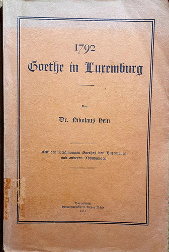 1792 - Goethe in Luxemburg