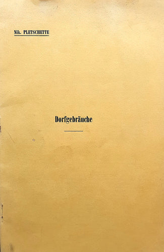 Dorfgebräuche