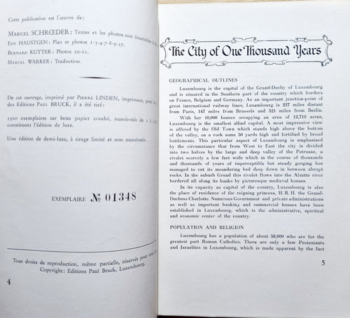 Luxembourg - The City of One Thousand Years 963-1945
