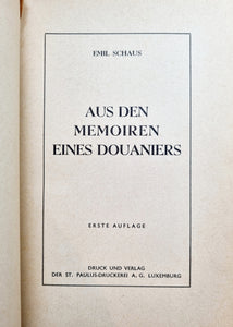 Aus den Memoiren eines Douaniers