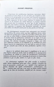 "Précis d'Instruction Criminelle en Droit Luxembourgeois" Volume II