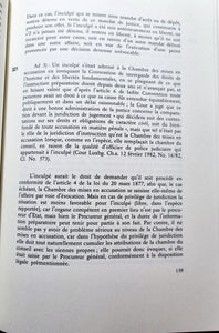 "Précis d'Instruction Criminelle en Droit Luxembourgeois" Volume II