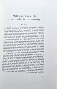 ... à Luxembourg autrefois... 1704 - 1870 IVe Volume