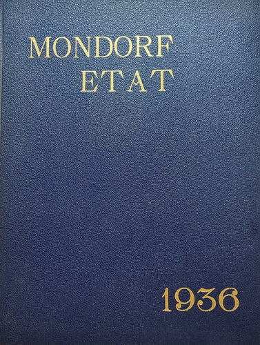 Mondorf Etat - Bulletin de la Station Thermale 1936