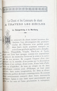 Union Dramatique - Livret - Programme - Concours international de chant et festival 1899